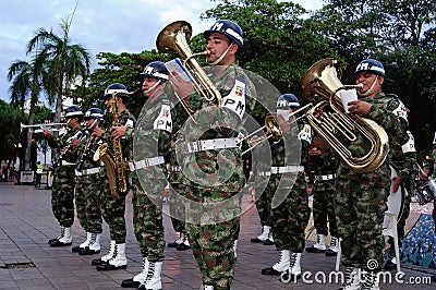 Independence Day..Colombia Editorial Stock Photo