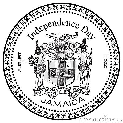 Independence Day Jamaica Vector Illustration