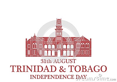 Independence Day. Trinidad and Tobago Vector Illustration