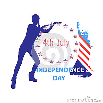 Independence Day United States. Concept holiday Stock Photo