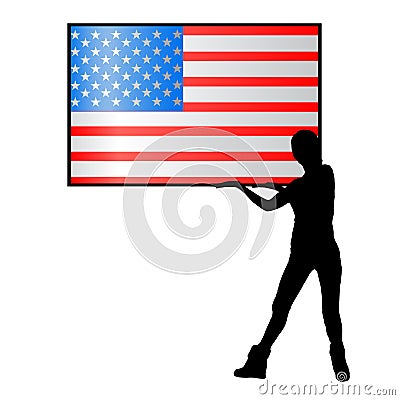 Independence Day United States. The concept Stock Photo