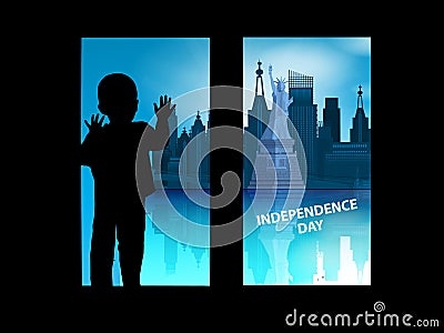 Independence Day United States. The fourth Stock Photo