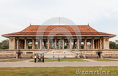 Independence Memorial or Commemoration Hall in Colombo Editorial Stock Photo