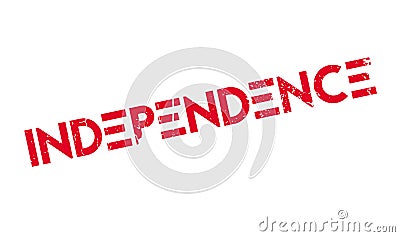 Independence rubber stamp Vector Illustration