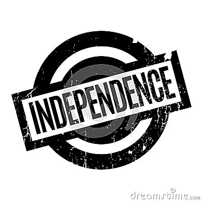 Independence rubber stamp Vector Illustration