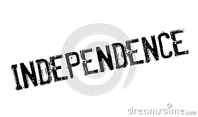 Independence rubber stamp Vector Illustration