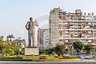Independence square in Maputo, capital city of Mozambique Editorial Stock Photo