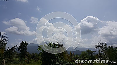 India country side remot village Stock Photo