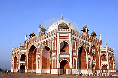 India, Delhi: Humayun tomb Stock Photo