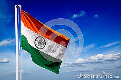 India flag Stock Photo