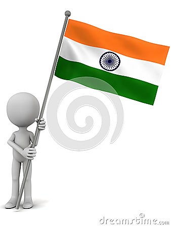 India flag Stock Photo