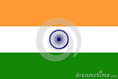 India flag Vector Illustration