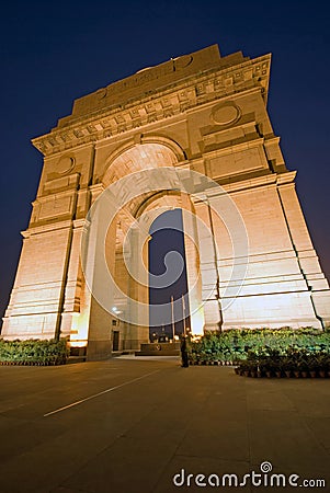 India Gate Stock Photo