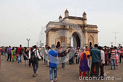 India Gate in Bombay Editorial Stock Photo