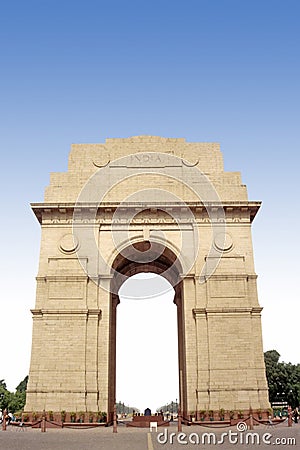 India Gate Delhi Stock Photo