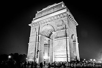 India Gate Delhi Stock Photo