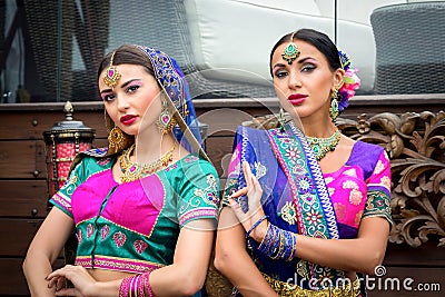 India girls Stock Photo