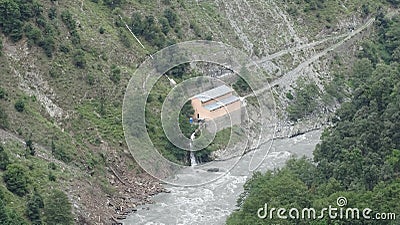 India himanchal pradesh micro hydro power plant Stock Photo