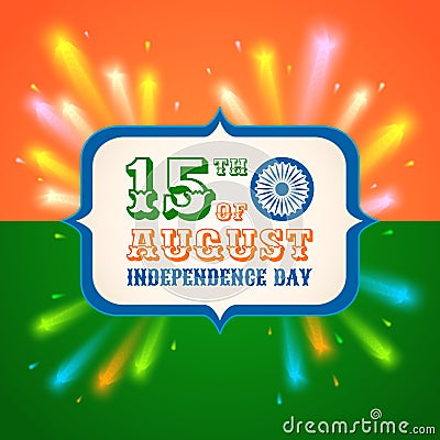 India independence day Vector Illustration