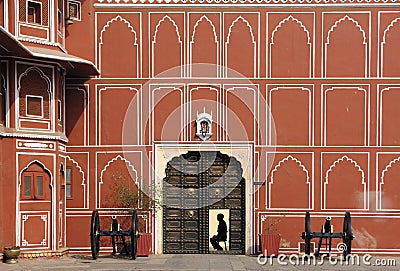 India Jaipur city palace Stock Photo