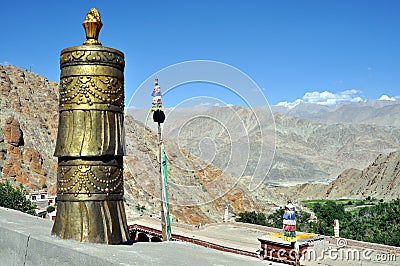 India - Ladakh landscape from Hemis monastery Stock Photo