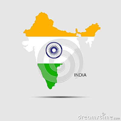 India map Vector Illustration