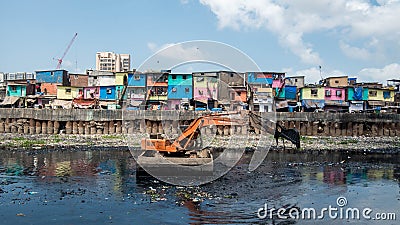 India - Mumbai slums Editorial Stock Photo