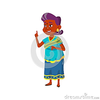 india old woman remember funny life story cartoon vector Cartoon Illustration