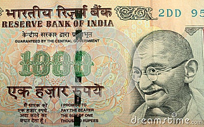 India Rupees Stock Photo