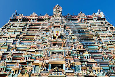 India - Srirangam Temple Stock Photo