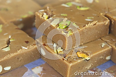 India sweets background Stock Photo