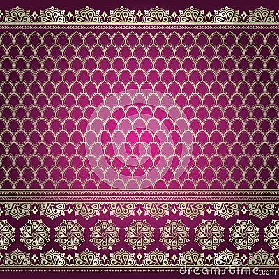 Indian background pattern Vector Illustration