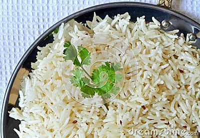 Indian Basmati Rice Stock Photo