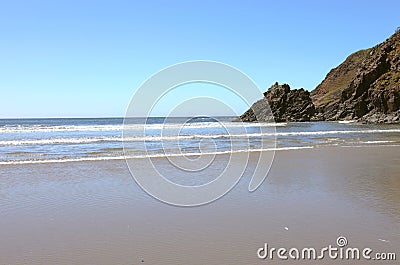 Indian beach Ecola state park, Oregon coast. Stock Photo