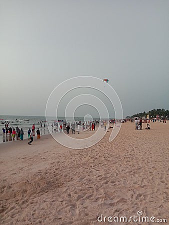 Indian beach Editorial Stock Photo