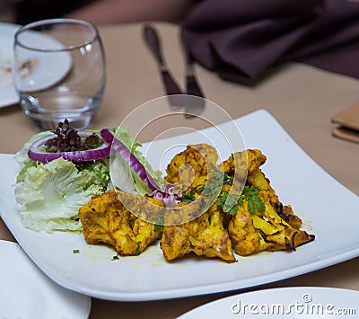 Indian cauliflower curry Stock Photo