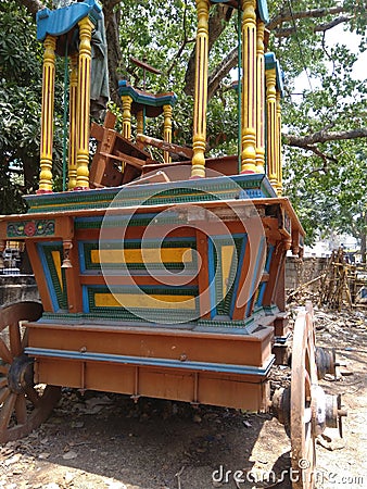 Indian Chariot Stock Photo