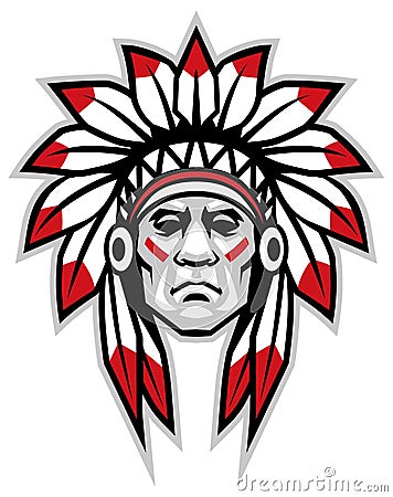 Indian chief Vector Illustration