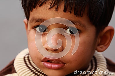 Indian Child Editorial Stock Photo