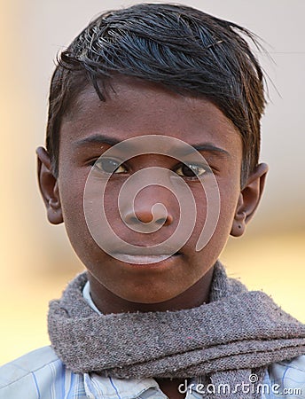 Indian Child Editorial Stock Photo