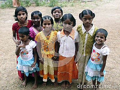 Indian children Editorial Stock Photo