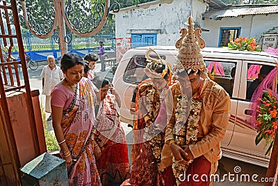 Indian Couple Editorial Stock Photo