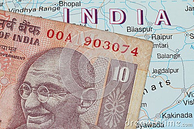 Indian currency Stock Photo