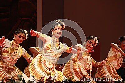 Indian dance posture Editorial Stock Photo