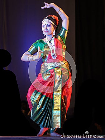 Indian Dance-Rabindra Nrityotsav Editorial Stock Photo