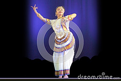 Indian Dance-Rabindra Nrityotsav Editorial Stock Photo