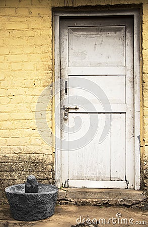Indian doorway Stock Photo
