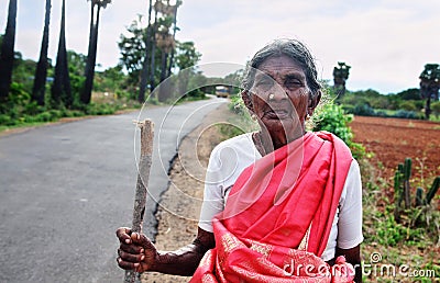 Indian Farmer Stock Photo