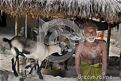 Indian Farmer Editorial Stock Photo