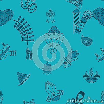 Indian Festival Background Vector Illustration